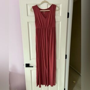 Sleeveless, cotton maternity dress- worn once!